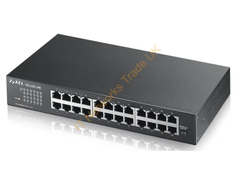 GS1100-24E - Zyxel Gs1100-24E Network Switch Unmanaged Gigabit Ethernet (10/100/1000) Black