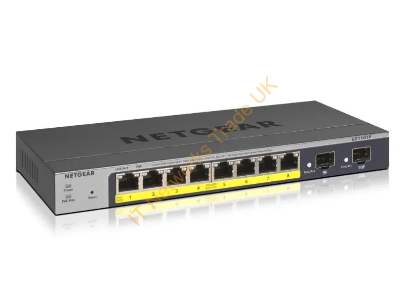 GS110TP-300EUS - NETGEAR Switch Desktop Gigabit Smart 8-port 10/100/1000 GS110TP-300EUS
