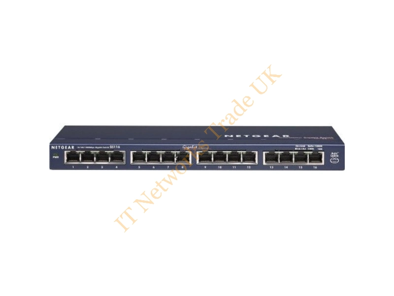 GS116NA Netgear 16-Port 10/100Base-TX Gigabit Ethernet Network Switch
