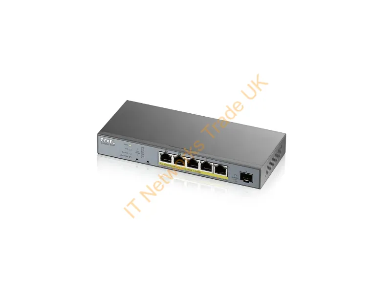 GS1350-6HP-EU0101F - Zyxel Switch 5-port 10/100/1000 GS1350-6HP-EU0101F