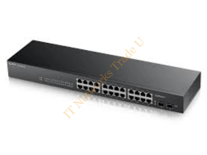 GS1920-24-GB0101F - ZyXEL GS1920-24 Managed network switch L2 Gigabit Ethernet (10/100/1000) 1U Black