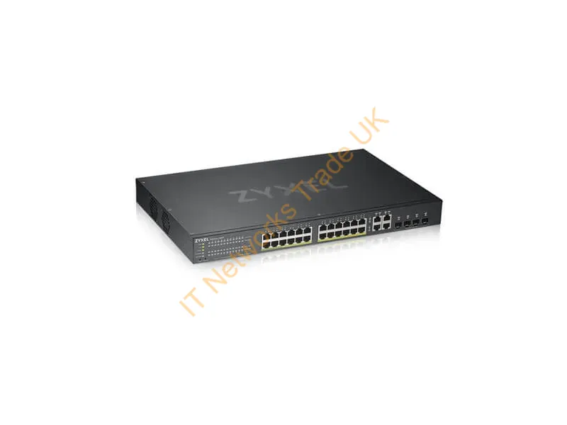 GS1920-24HPV2 - Zyxel Gs1920-24Hpv2 Managed Gigabit Ethernet (10/100/1000) Power Over Ethernet (Poe) Black