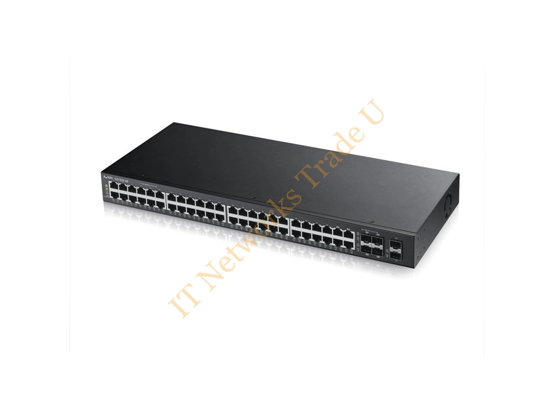 GS1920-48-GB0101F - ZyXEL GS1920-48 Managed L2 Gigabit Ethernet (10/100/1000) 1U Black Network Switch