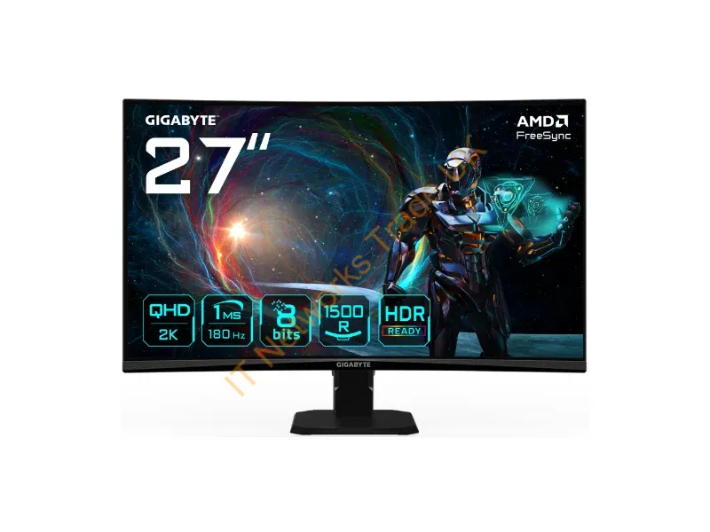 GS27QCAEU - GIGABYTE LED-Display GS27QCA - 68.6 cm (27) - 2560 x 1440 W