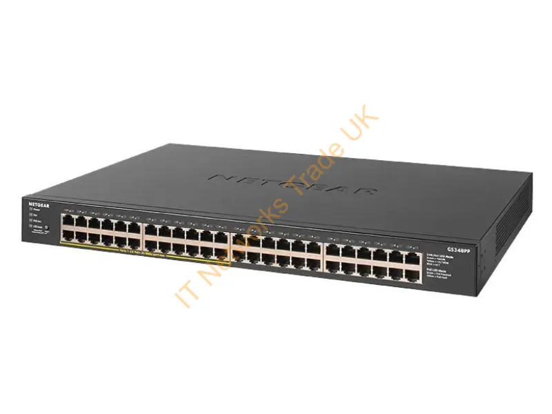 GS348PP-100NAS - Netgear Gs348Pp Unmanaged Gigabit Ethernet (10/100/1000) Power Over Ethernet (Poe) Black