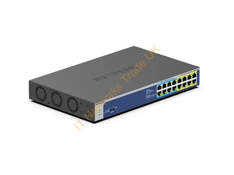 GS516UP-100NAS - Netgear Gs516Up Unmanaged Gigabit Ethernet (10/100/1000) Power Over Ethernet (Poe) Gray