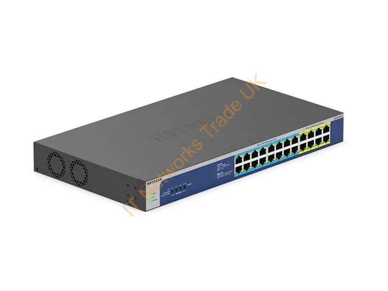 GS524UP-100NAS - Netgear Gs524Up Unmanaged Gigabit Ethernet (10/100/1000) Power Over Ethernet (Poe) 1U Gray