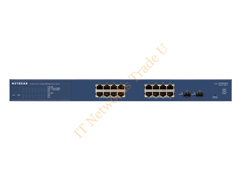 GS716T-300EUS - Netgear GS716T Managed network switch Gigabit Ethernet (10/100/1000) Black