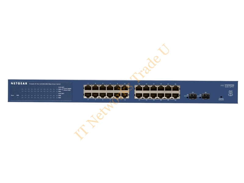 GS724T-400EUS - Netgear ProSAFE GS724Tv4 Managed network switch L3 Gigabit Ethernet (10/100/1000) Blue