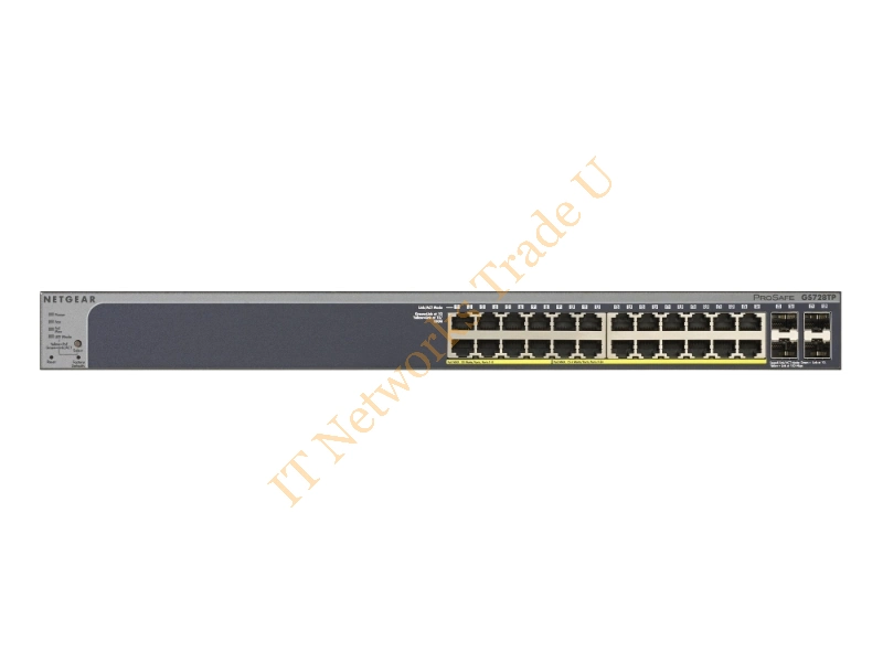 GS728TP-100EUS - Netgear GS728TP Managed network switch L3 Gigabit Ethernet (10/100/1000) Power over Ethernet (PoE) Grey