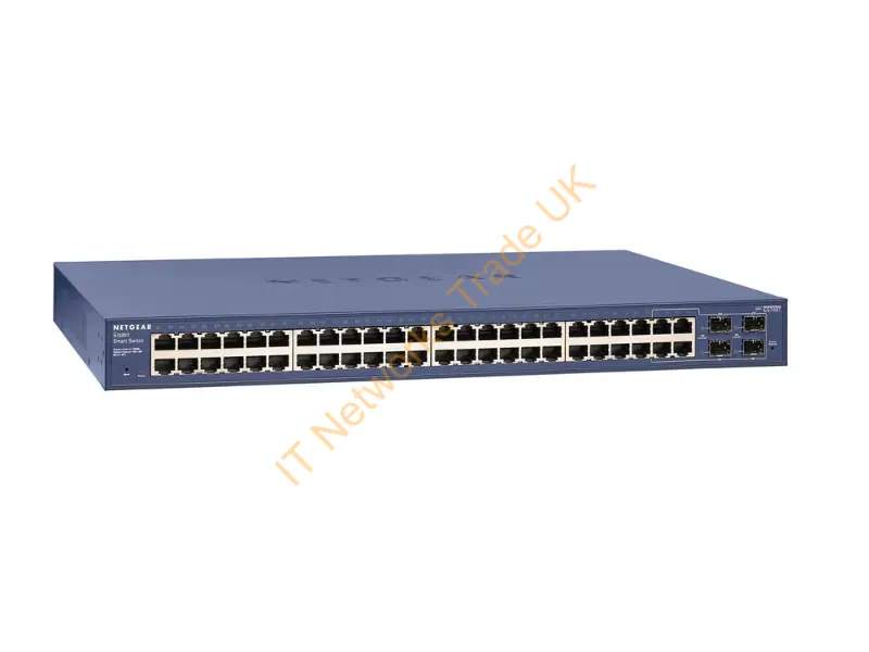 GS748T-500EUS - Netgear GS748T Managed network switch L2+ Gigabit Ethernet (10/100/1000) Blue