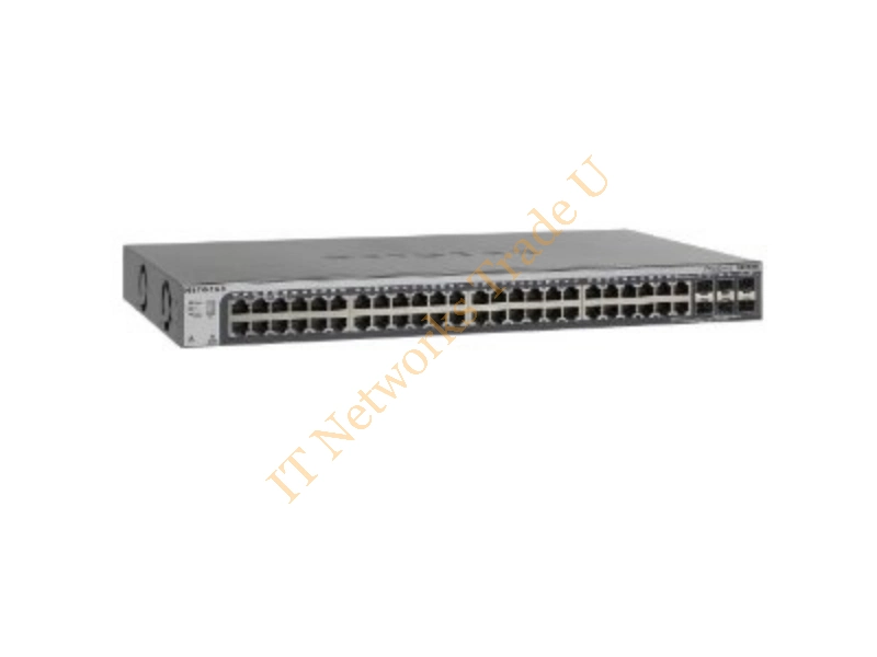 GS752TSB-100EUS - Netgear GS752TSB L3 Black Network Switch