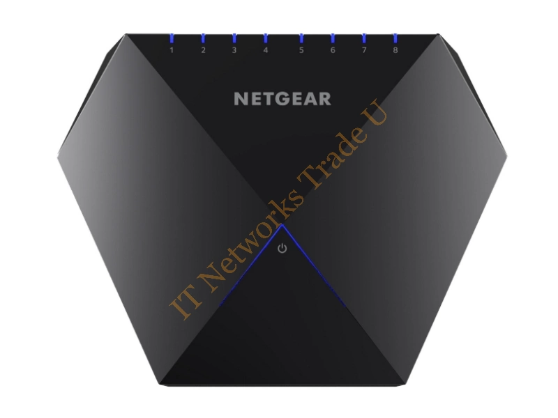 GS808E-100UKS - Netgear Nighthawk S8000 Managed L2/L3 Gigabit Ethernet (10/100/1000) Black Network Switch