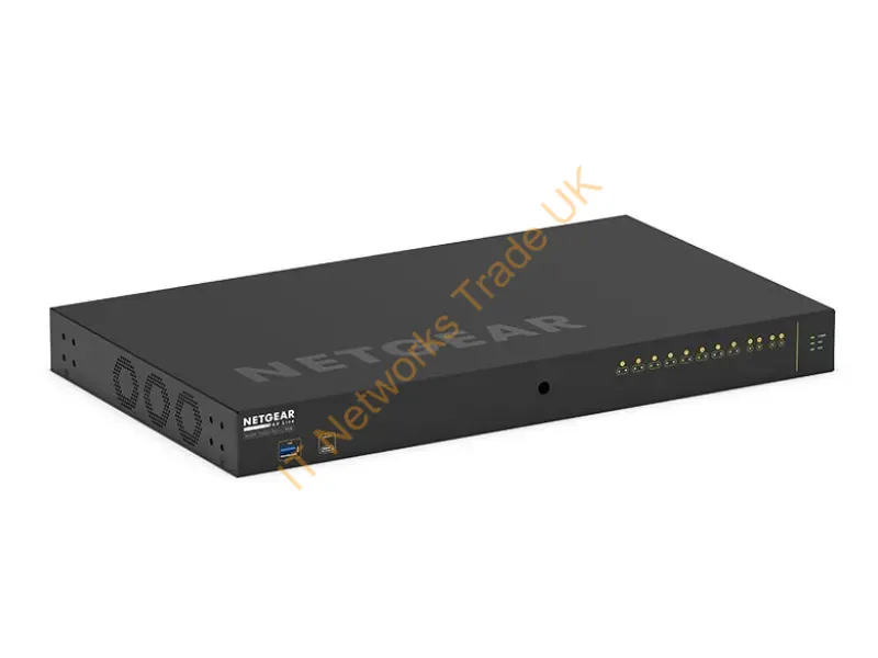 GSM4212UX-100NAS - Netgear Av Line M4250-10G2Xf-Poe++ 8X1G Utra90 Managed L2/L3 Gigabit Ethernet (10/100/1000) Power Over Ethernet (Poe) 1U Black