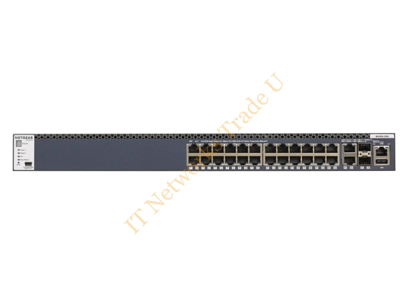GSM4328S-100NES - Netgear M4300-28G Managed network switch L3 Gigabit Ethernet (10/100/1000) 1U Black