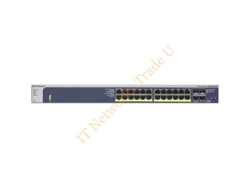 GSM7224P-100NES - Netgear ProSafe GSM7224P Managed network switch L2+ Power over Ethernet (PoE) Grey