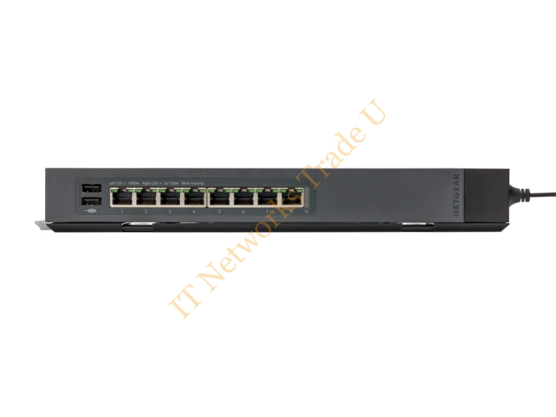GSS108E-100EUS - Netgear GSS108E Gigabit Ethernet (10/100/1000) Black Network Switch