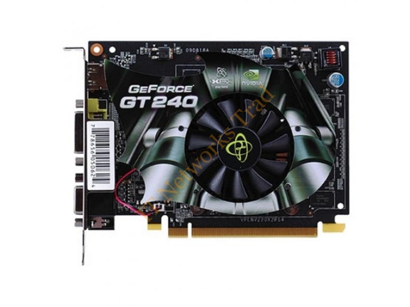 GT-240X-YAFC XFX GeForce GT 240 512MB 128-Bit DDR3 PCI Express 2.0 x16 DVI/ D-Sub/ HDMI/ HDCP Ready Video Graphics Card