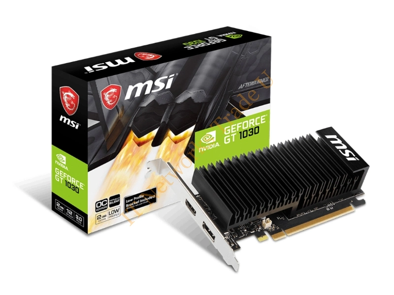 MSI GT-1030-2GHD4-LP-OC GeForce GT 1030 2GB GDDR4 Graphic card