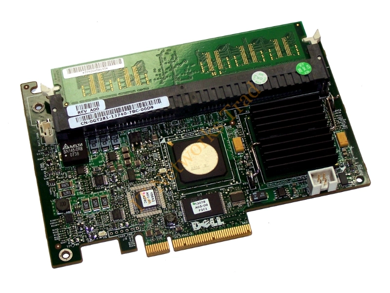GT281 Dell PERC 5I SAS PCI-Express RAID Controller Card