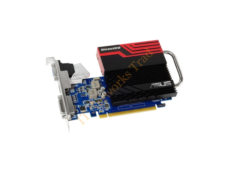 GT620-DCSL-2GD3 ASUS GeForce GT 620 2GB DDR3 64-Bit PCI Express 2.0 D-Sub/ DVI/ HDMI/ HDCP Support Video Graphics Card