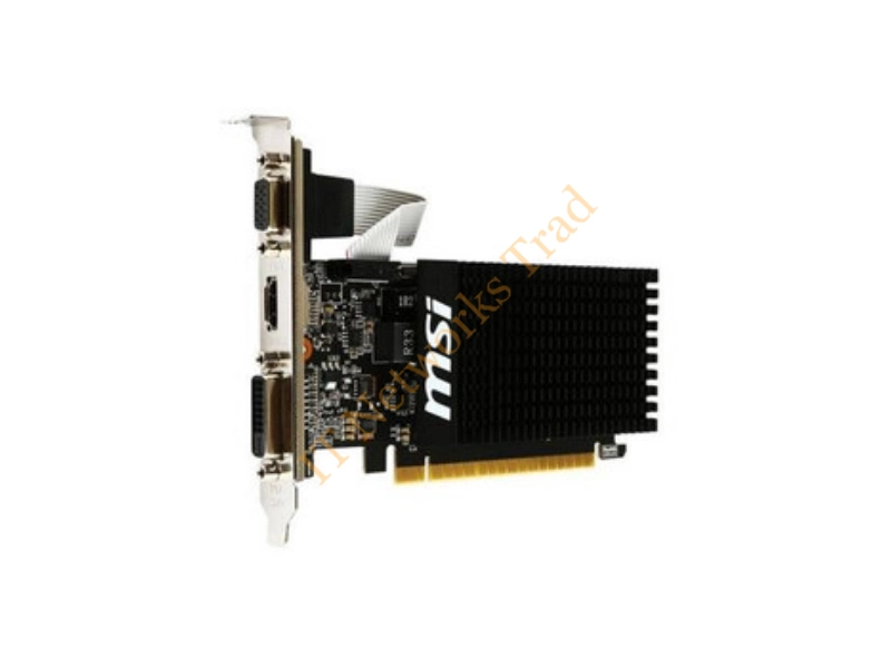 GT7101GD3HLPV1 MSI nVidia GeForce GT 710 1GB DDR3 64-Bit HDMI / D-Sub / Dual-Link DVI-I PCI Express 3.0 x16 Video Graphics Card