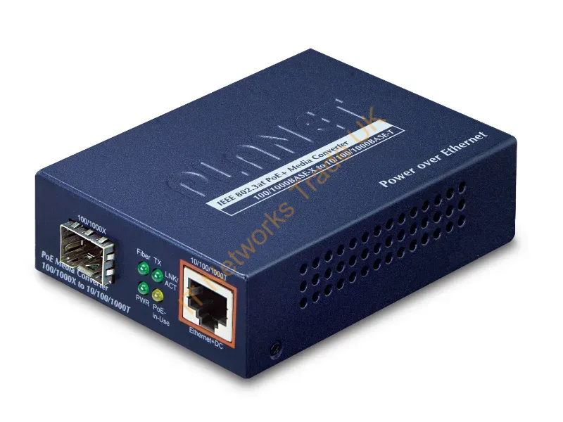 GTP-805A - Planet GTP-805A 1000Mbit/s Black network media converter Networking