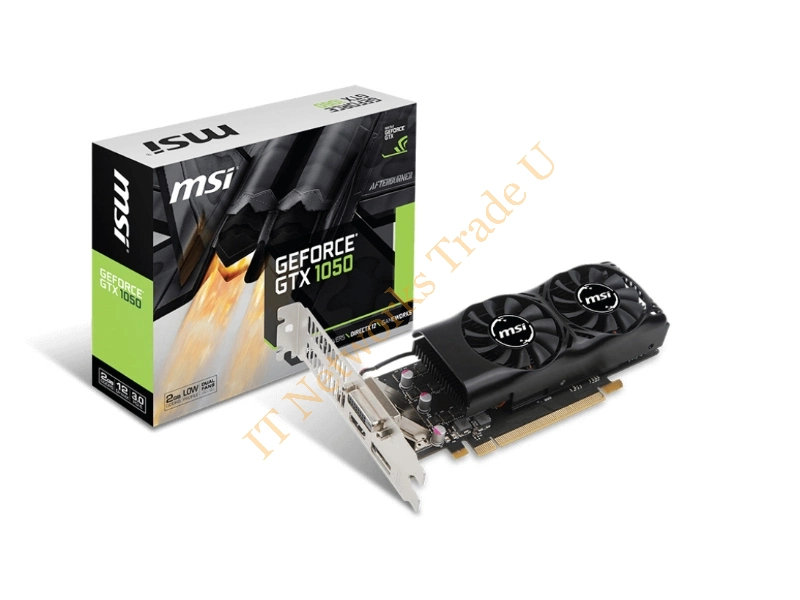 MSI GTX 1050 2GT LP GeForce GTX 1050 2GB GDDR5 graphics card