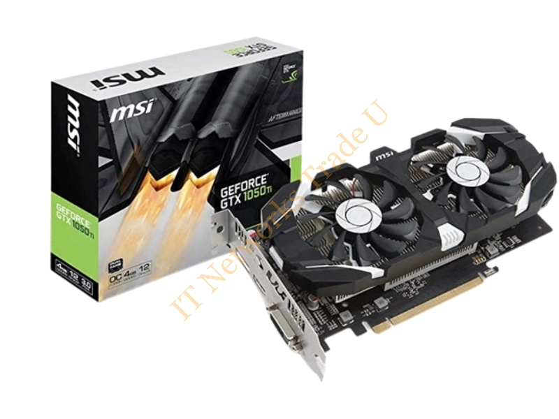 GTX1050Ti4GOC MSI nVidia GeForce GTX 1050 Ti 4GB GDDR5 128-Bit HDMI / DisplayPort / Dual-Link DVI-D PCI Express 3.0 x16 Video Graphics Card