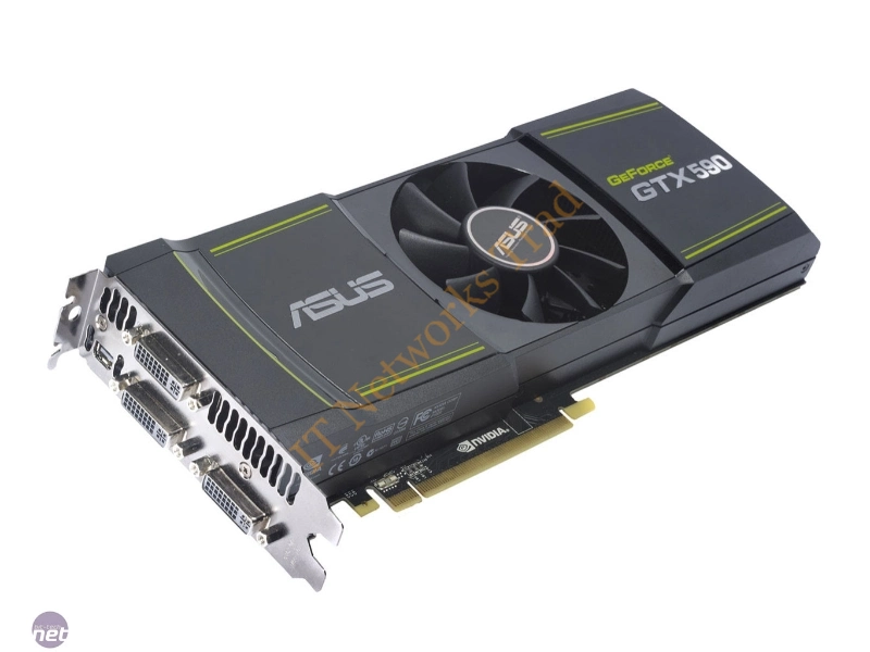 GTX590 nVidia GeForce GTX 590 3GB GDDR5 768-Bit 3x HDMI / 3x Dual-Link DVI-I PCI Express 2.0 x16 Video Graphics Card
