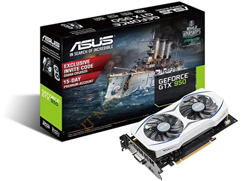 GTX950-2G ASUS GeForce GTX 950 2GB GDDR5 PCI Express 3.0 Video Graphics Card