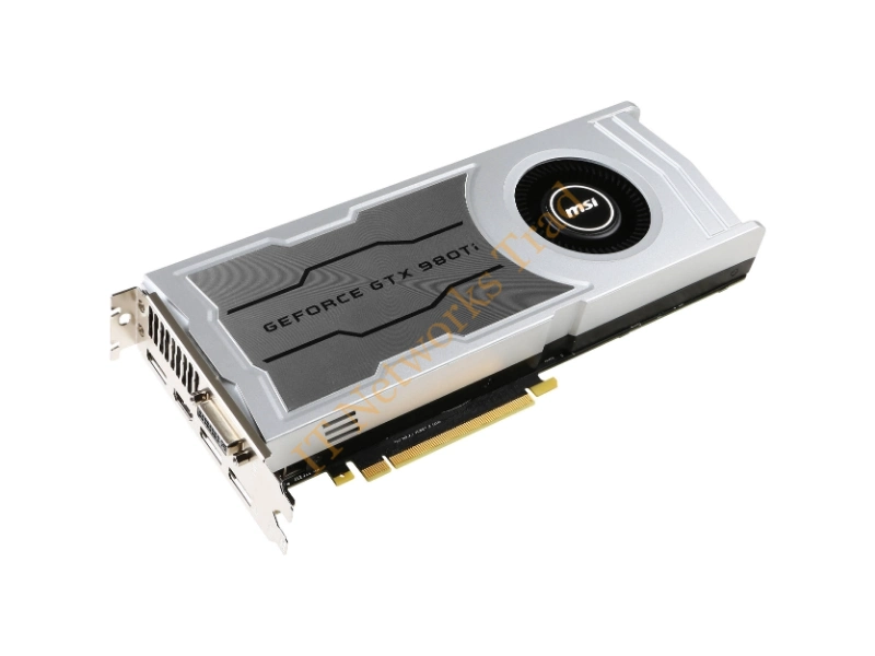 GTX980TI-6GD5 ASUS nVidia GeForce GTX 980 TI 6GB GDDR5 384-Bit DVI/HDMI/3x DisplayPort PCI Express 3.0 Video Graphics Card