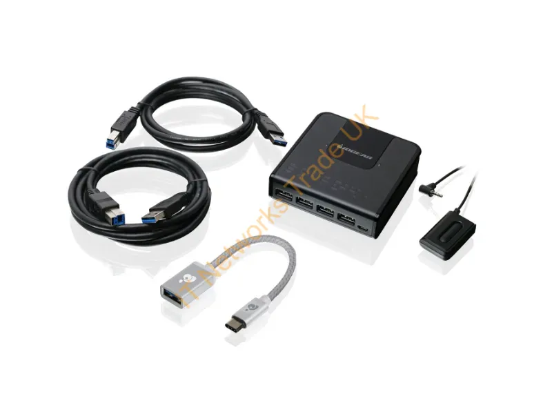 GUS432CA1KIT - Iogear Gus432Ca1Kit Kvm Switch Black