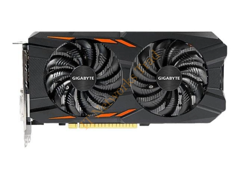 GV-N105TWF2-4GD Gigabyte GeForce GTX 1050 Ti 4GB GDDR5 128-Bit HMDI / DisplayPort / Dual-Link DVI-D PCI Express 3.0 x16 Video Graphics Card