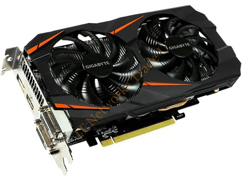 GV-N1060WF2-6GD Gigabyte GeForce GTX 1060 6GB GDDR5 192-Bit HMDI / DisplayPort / Dual-Link DVI-D PCI Express 3.0 x16 Video Graphics Card