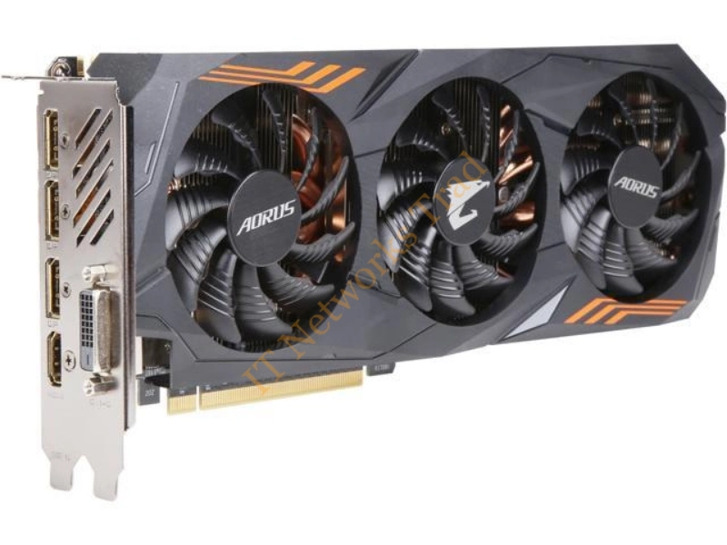 GV-N107TAORUS-8GD Gigabyte GeForce GTX 1070 Ti 8GB GDDR5 256-Bit HDMI / 3x DisplayPort / Dual-Link DVI-D PCI Express 3.0 Video Graphics Card