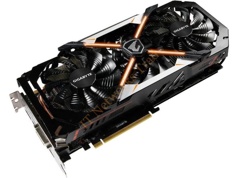 GV-N1080AORUS-8GD Gigabyte GeForce GTX 1080 8GB GDDR5X 256-Bit 3x HMDI / 3x DisplayPort / Dual-Link DVI-D PCI Express 3.0 x16 Video Graphics Card