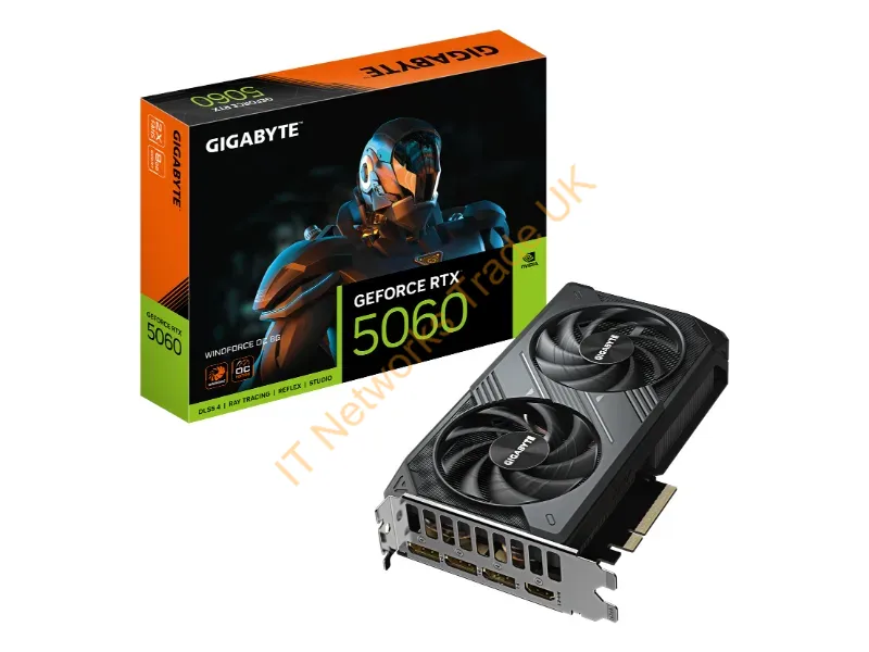 GV-N5060WF2OC-8GD - Gigabyte Geforce Rtx 5060 Windforce Oc 8G Nvidia 8 Gb Gddr7