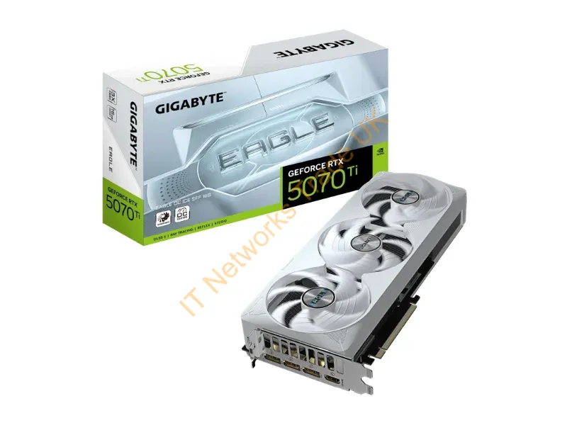 GV-N507TEAGLEOCICE-16GD - Gigabyte Geforce Rtx 5070 Ti Eagle Oc Ice Sff 16G Nvidia 16 Gb Gddr7