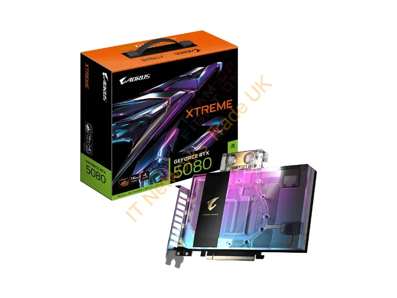 GV-N5080AORUSXWB-16GD - GIGABYTE VGA 16GB RTX5080 AORUSX WB-16G 3xDP/HDMI AORUS GeFo
