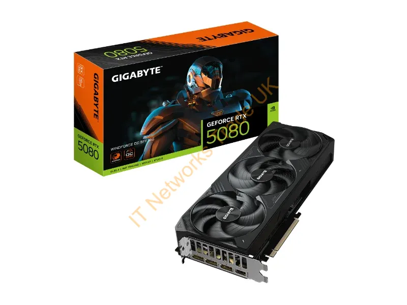 GV-N5080WF3OC-16GD - Gigabyte Geforce Rtx 5080 Windforce Oc Sff 16G Nvidia 16 Gb Gddr7