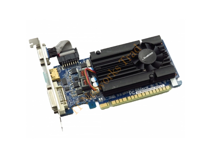 GV-N520D3-1GI Gigabyte GeForce GT 520 1GB DDR3 64-Bit HDMI / DVI-I / D-Sub / PCI Express 2.0 Video Graphics Card