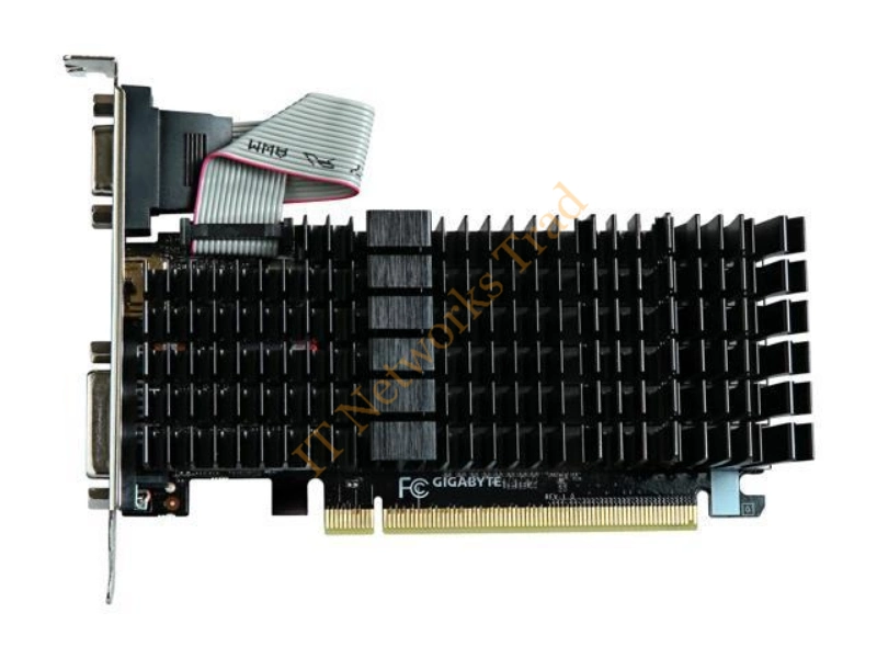 GV-N710SL-1GL Gigabyte GeForce GT 710 1GB GDDR3 64-Bit HMDI / Dual-Link DVI-I PCI Express 2.0 Video Graphics Card