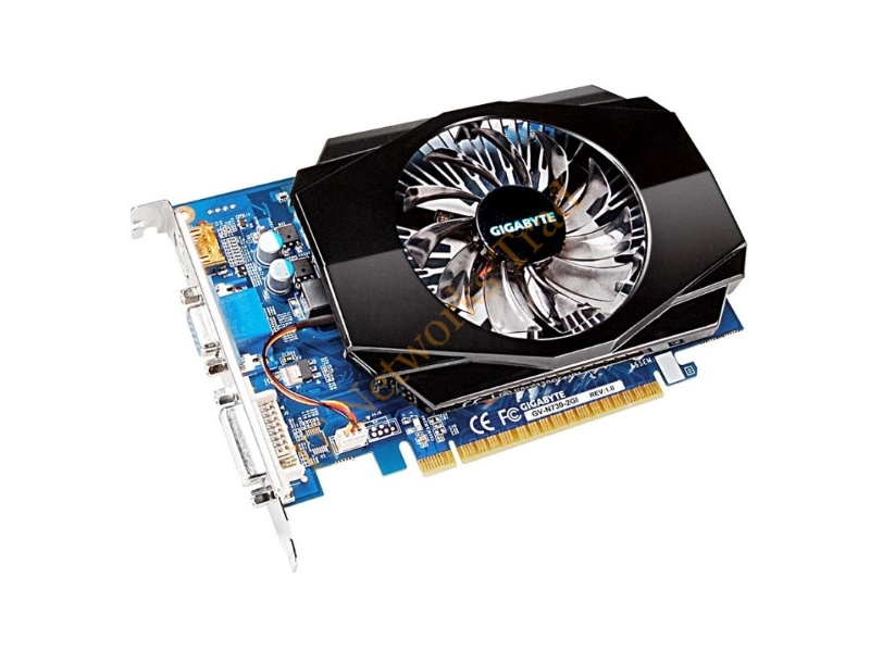 GV-N730D5OC-1GI Gigabyte GeForce GT 730 1GB GDDR5 64-Bit HMDI / Dual-Link DVI-D PCI Express 2.0 Video Graphics Card