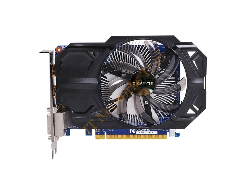 GV-N75TD5-2GI Gigabyte nVidia GeForce GTX 750 Ti 2GB GDDR5 128-Bit PCI Express 3.0 Video Graphics Card