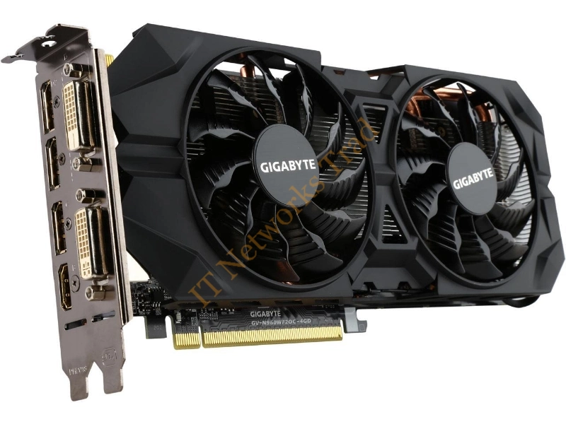 GV-N960WF2OC-4GD Gigabyte GeForce GTX 960 4GB GDDR5 PCI Express 3.0 Video Graphics Card