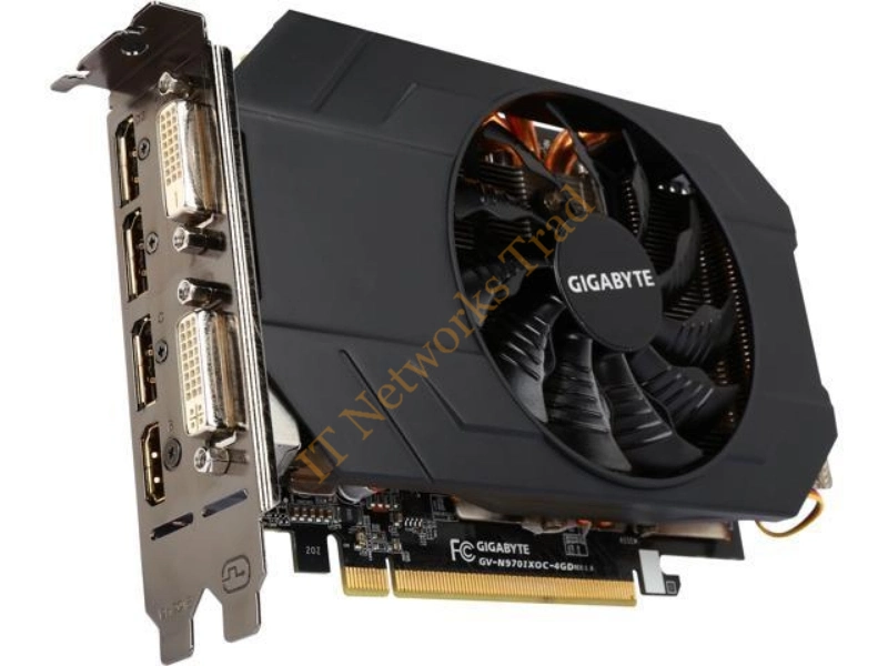 GV-N970IX-4GD Gigabyte GeForce GTX 970 4GB GDDR5 256-Bit PCI-Express3.0 HMDI / 3x DisplayPort Video Graphic Card