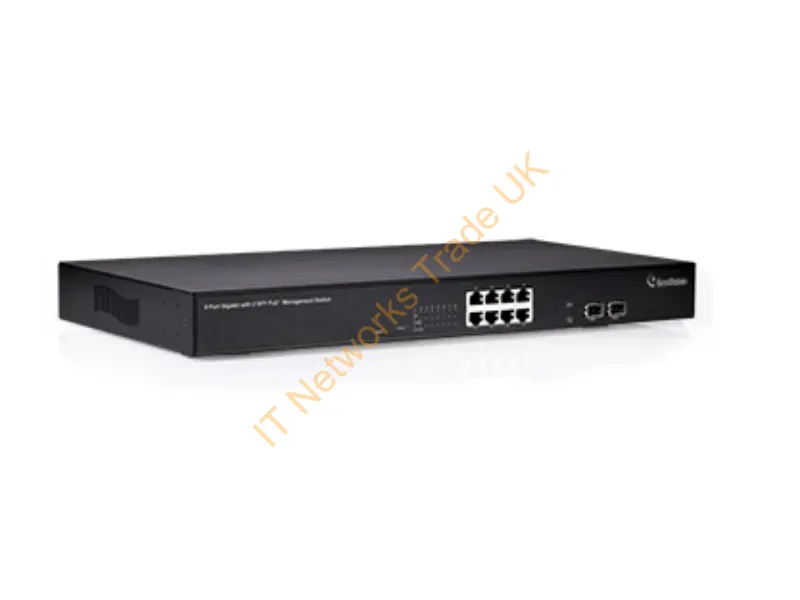 GV-POE0811 - Geovision Gv-Poe0811 Network Switch Gigabit Ethernet (10/100/1000) Power Over Ethernet (Poe) 19U Black
