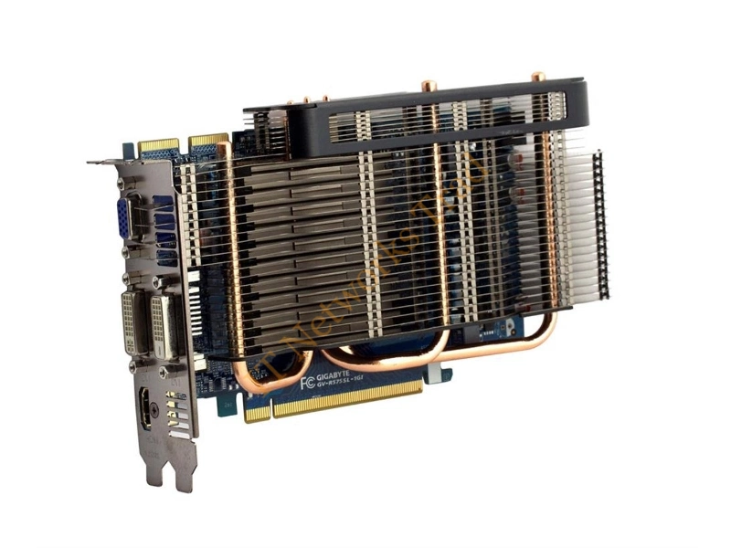 GV-R575SL-1GI Gigabyte Radeon HD 5750 1GB GDDR5 128-Bit DVI-I/DVI-D/HDMI PCI Express 2.0 x16 Video Graphics Card