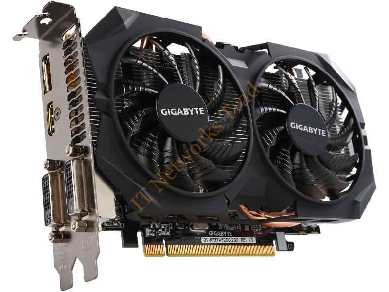 GV-R737WF2OC-2GD Gigabyte Ultra Durable 2 Radeon R7 370 2GB GDDR5 PCI Express 3.0 Video Graphics Card